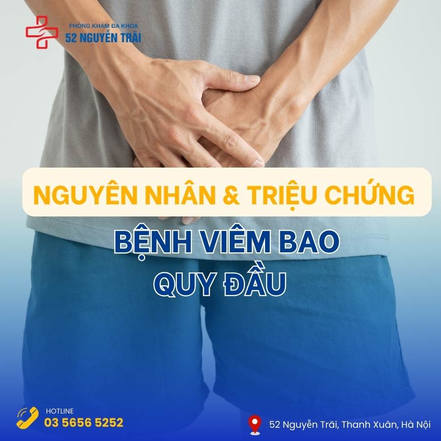 Nguyên nhân gây viêm bao quy đầu 